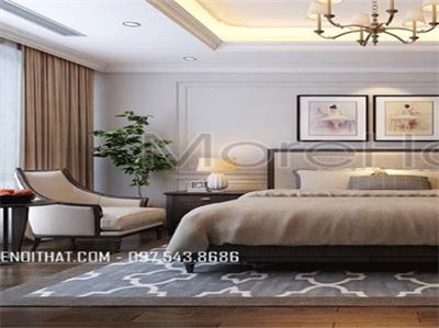 Thiết kế nội thất và thi công nội thất phòng ngủ khách sạn sang trọng