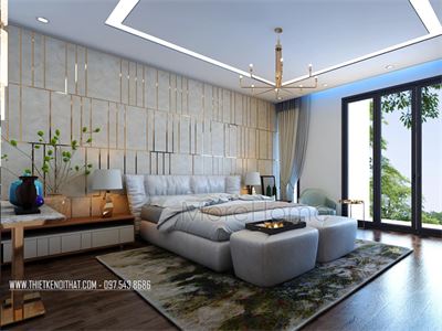 Mẫu thiết kế phòng ngủ khách sạn 5 sao hiện đại, tinh tế